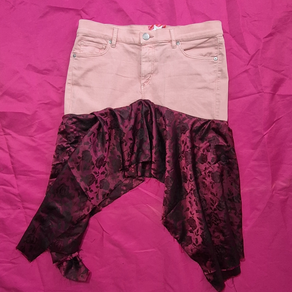 Stylish Kids Pink and Burgundy Bottoms